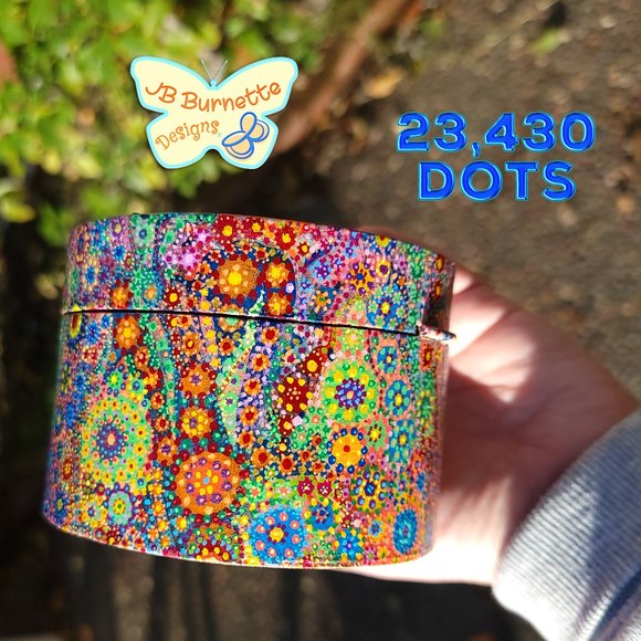 Dot MicroArt Jewelry Box, 23,430 Dots: Abstract "Libra Constellation" - Picture 7 of 10